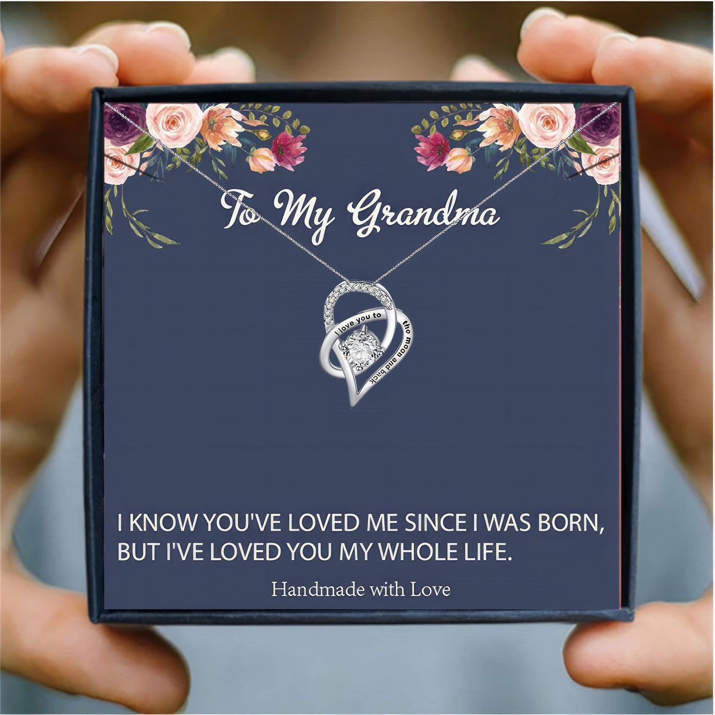 To My Grandma - Necklace Gift Box | Lovibly