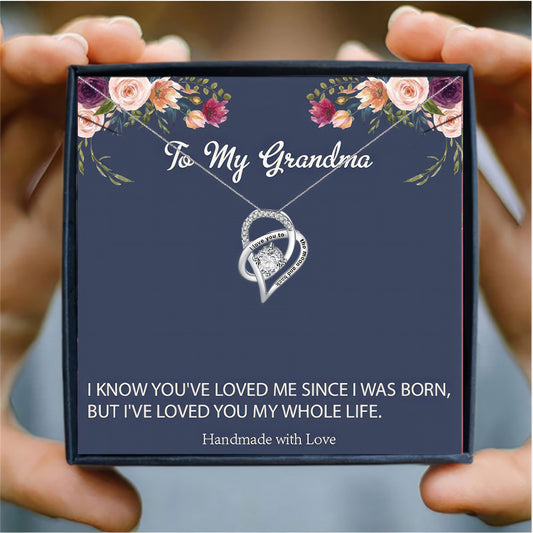 To My Grandma - Necklace Gift Box | Lovibly