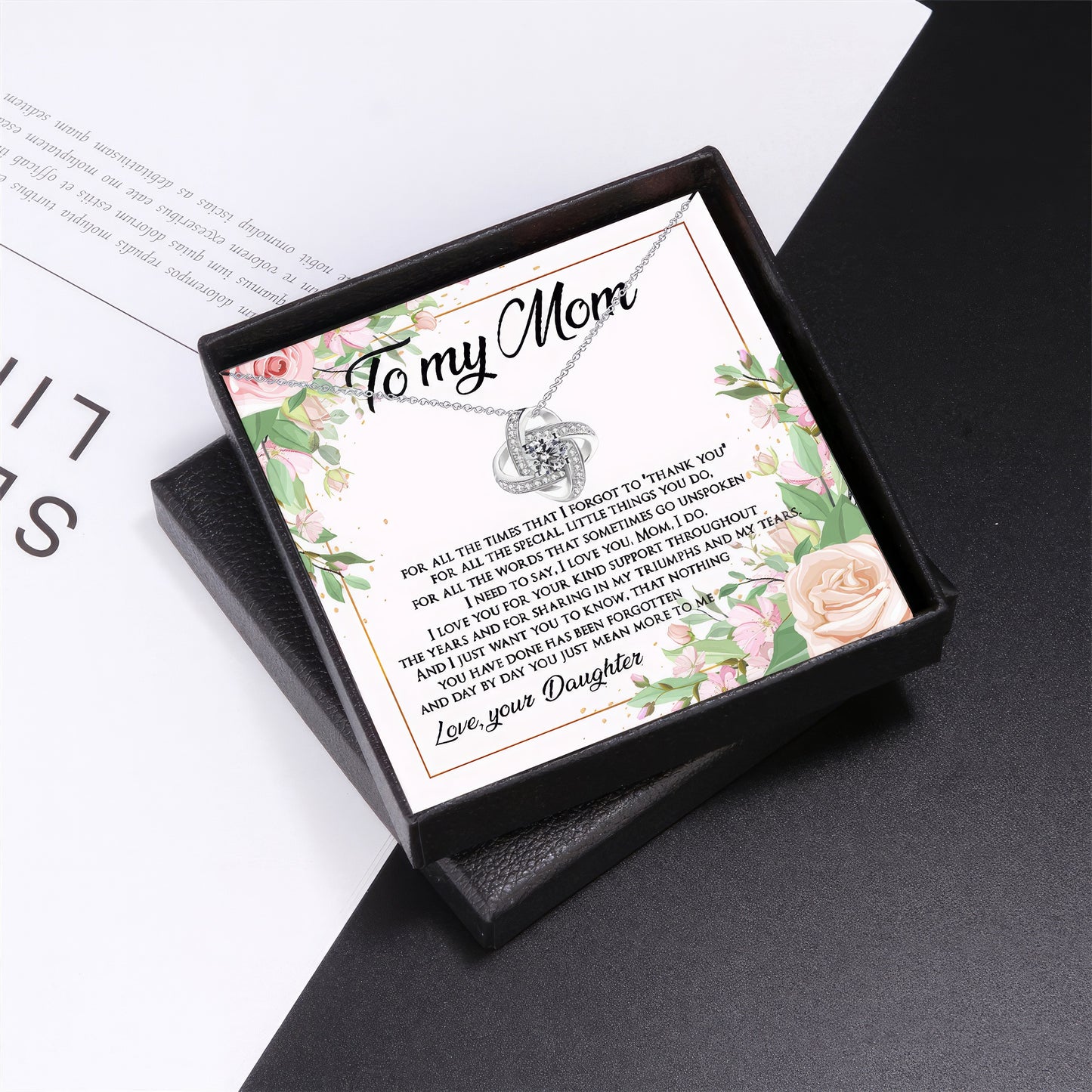 To My Mom - Necklace Gift Box | Lovibly